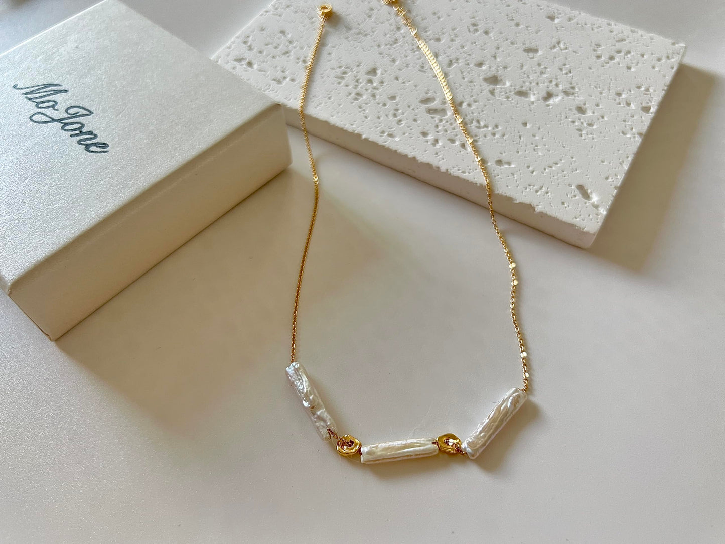 Handcrafted Natural Freshwater Pearl Necklace,18K Gold Over 925 Sterling Silver,Snowflake Obsidian Pendant,Daisy Pendant,Blue Cat's Eye Pendant,Baroque Pearl Pendant,Metal and Pearl Patchwork,Unique design