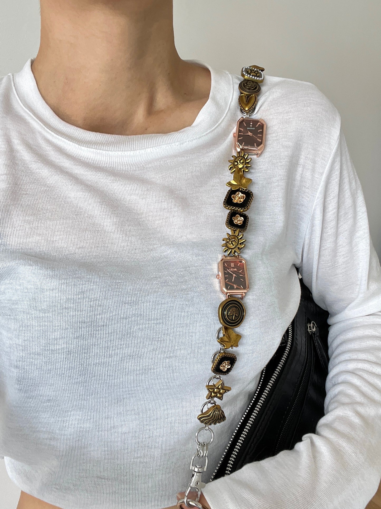 Punk watch belt colletion,two ways of wearing, watch belt& watch strap