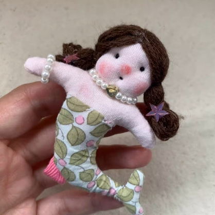 Adorable Mermaid Hair Clip,Unique Design,Girly Style Clip. Interesting accessories.