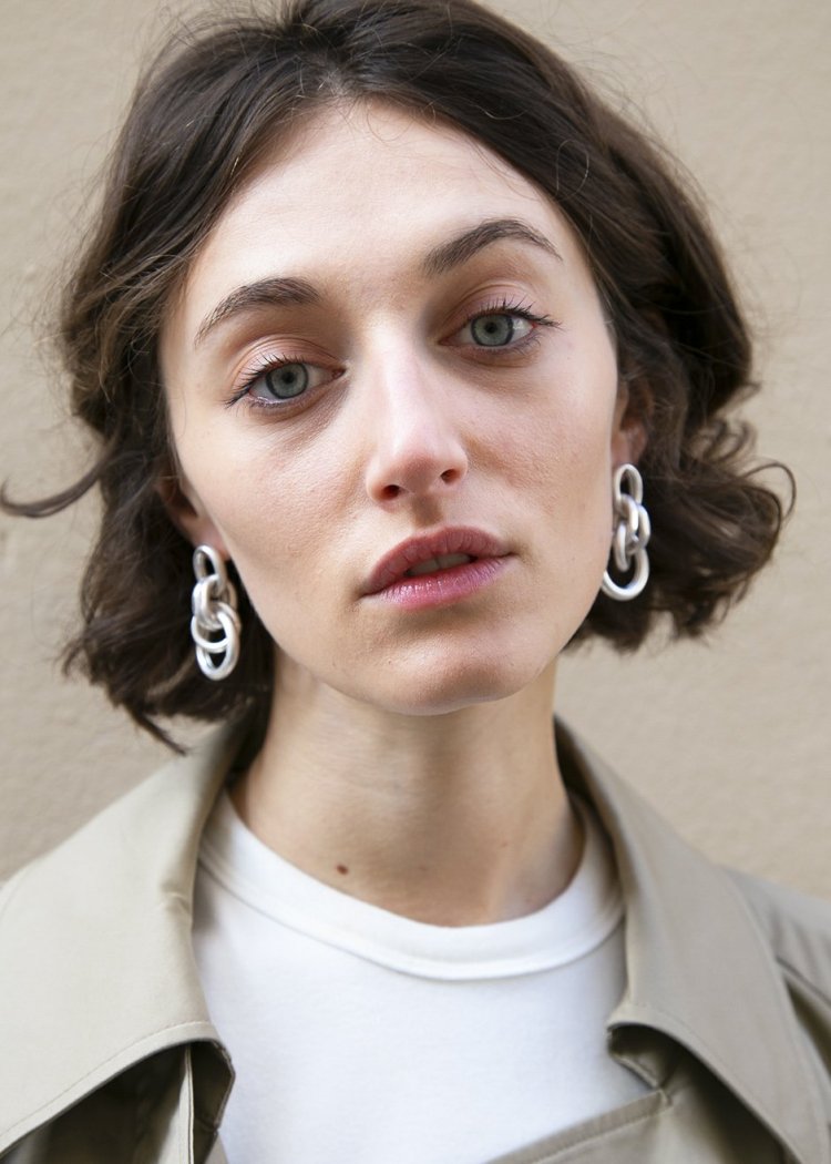 Minimalist Versatile Hoop Earrings, Vintage Metal Circle Tassel, Elegant Dripping Charms