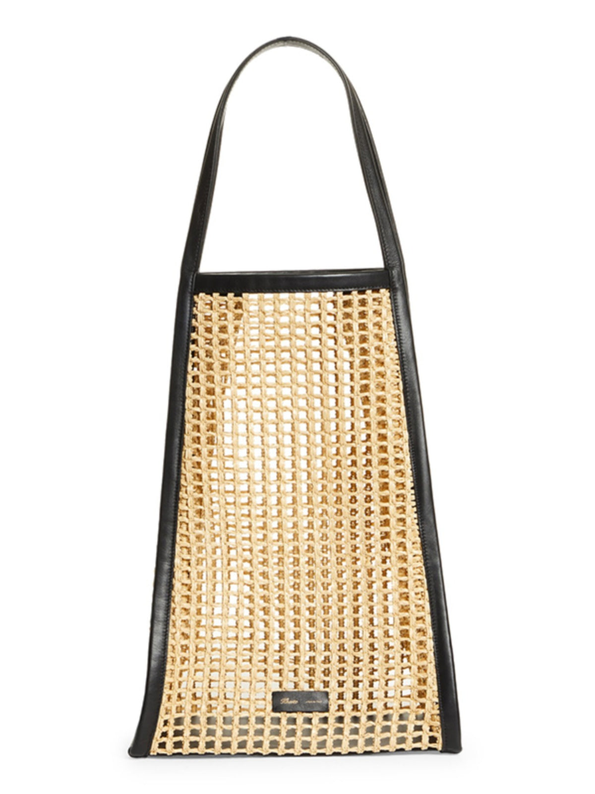 Summer Rattan Tote, Oversized Beach Bag, Openwork Woven Shoulder Bag, Large Capacity for Women