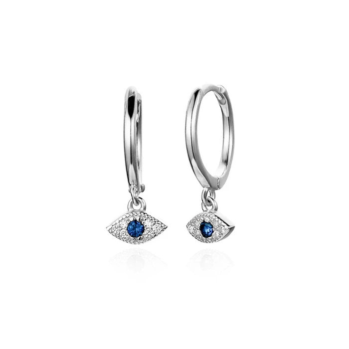 Evil Eye Copper Earrings