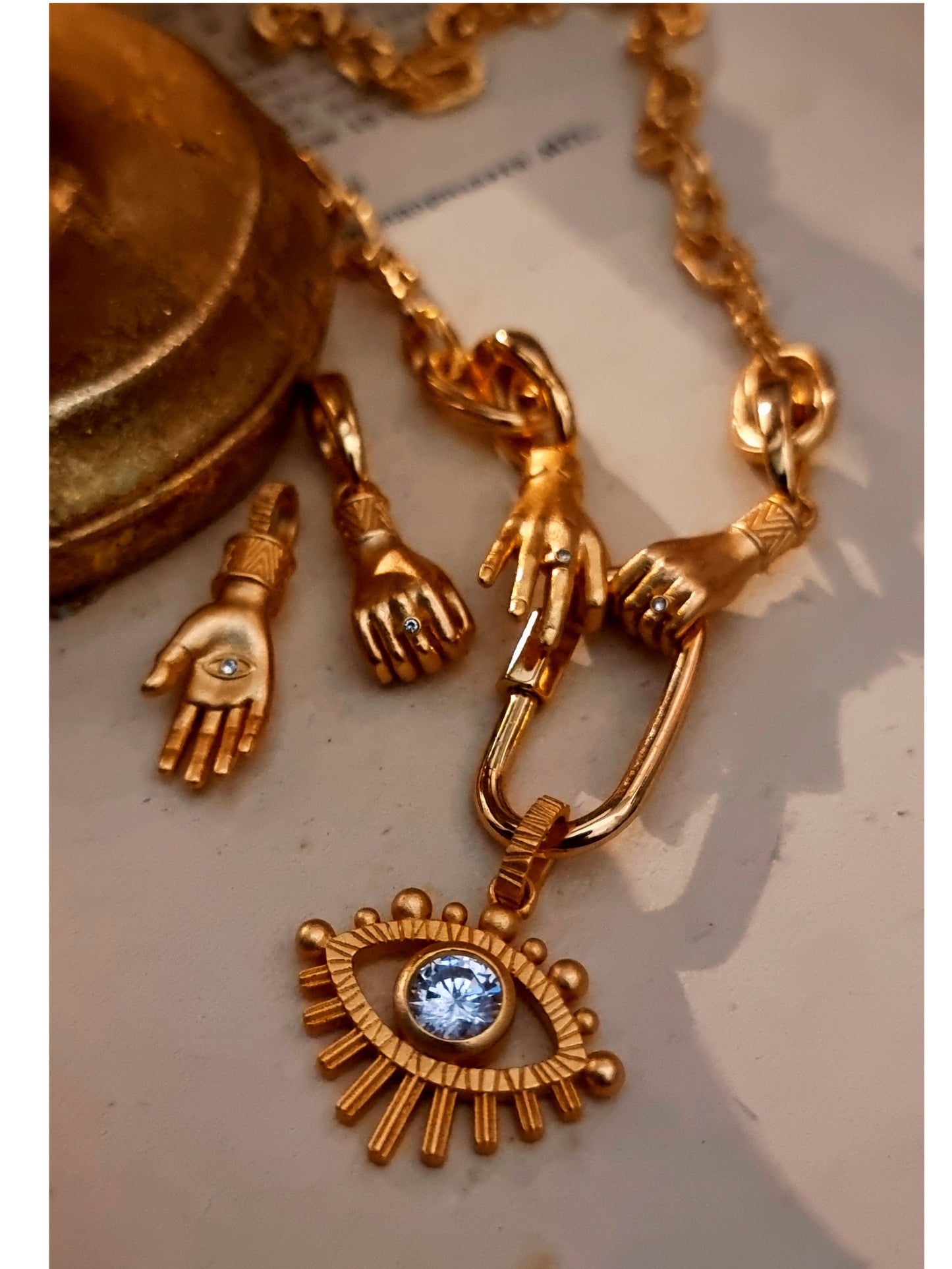God Eye Pendant Necklace