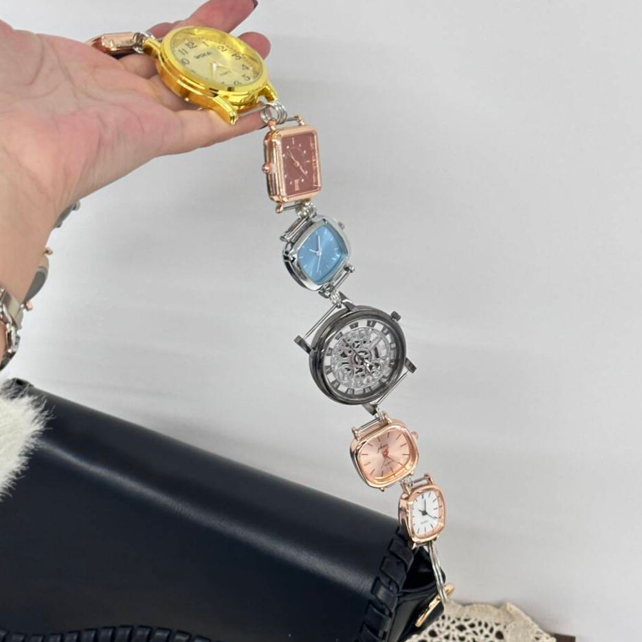 Conspicuous Bag Vintage Watch Dial Strap Heavily Engineered Saddle Bag Ins Dark Slanted Crossbody Watch Dial Bag
