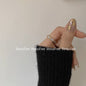 MoJone Adjustable Chain Ring, Geometric Coin Ring, French Chic, for Female