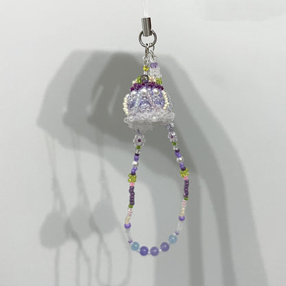Handmade Beaded Jewelry Pig Jade Goose Grape Jelly Cake Ring and  Pendant