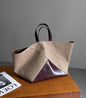 Vintage Wool Tote, Premium Large Capacity, Shoulder and Hand Carry Bag