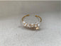 Vintage Bubble Resin Bead & Freshwater Pearl Cuff Bracelet with Hair Comb