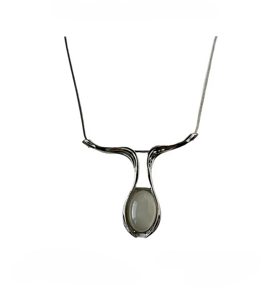 Adorable Vintage Water Drop Adjustable Necklace Choker, Y2KAccessories,Playful Accessory for Women