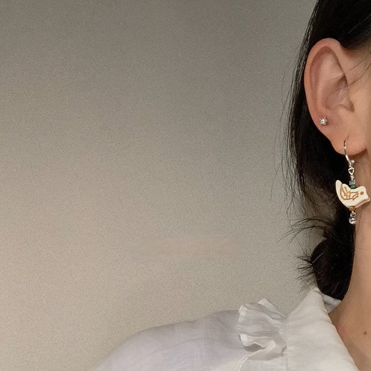 Antique Lucky Bird Earrings - Vintage-Inspired Statement Jewelry, Fashion Accessory forDaily Wear, Unique Gift for Fashion Lovers