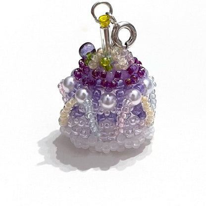 Handmade Beaded Jewelry Pig Jade Goose Grape Jelly Cake Ring and  Pendant