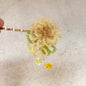 Flower Petal Floral Brooch Elegant Exquisite Colorful Art Lapel Pin for Women Wedding Banquet Party