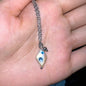Baroque Pearl Choker Necklace Colorful Rhinestone Sterling Dainty Charm Jewelry