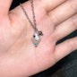 Baroque Pearl Choker Necklace Colorful Rhinestone Sterling Dainty Charm Jewelry
