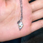 Baroque Pearl Choker Necklace Colorful Rhinestone Sterling Dainty Charm Jewelry