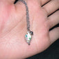 Baroque Pearl Choker Necklace Colorful Rhinestone Sterling Dainty Charm Jewelry