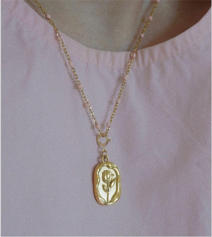 Detachable 14K Gold-Plated Adjustable Pendant with Heart Charm