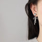Mosquito Coil Style Ear Cuffs with Butterfly and Bow Chain Design