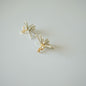 MoJone Stylish Original Firework Silver Earrings and Clips for Female, Fashion Accessory