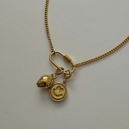 Fruit and Iconic Charm Pendant Necklace
