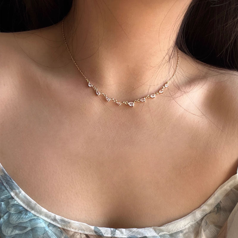 Gold Plated Titanium Steel Necklace with Starfish Pendant Woman Necklace Chocker Adjustable Long Women Gift