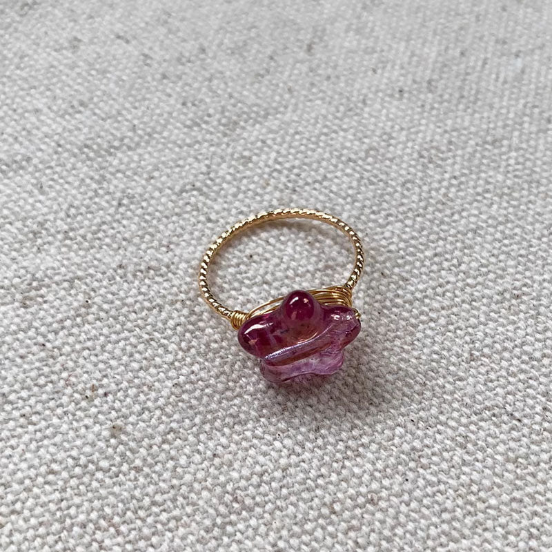 Star Shaped Purple Ring Jewelry Promise Engagement Wedding Rings Star Ring for Girl Off white Star Rings Trendy Ring for Teens Pretty Rings