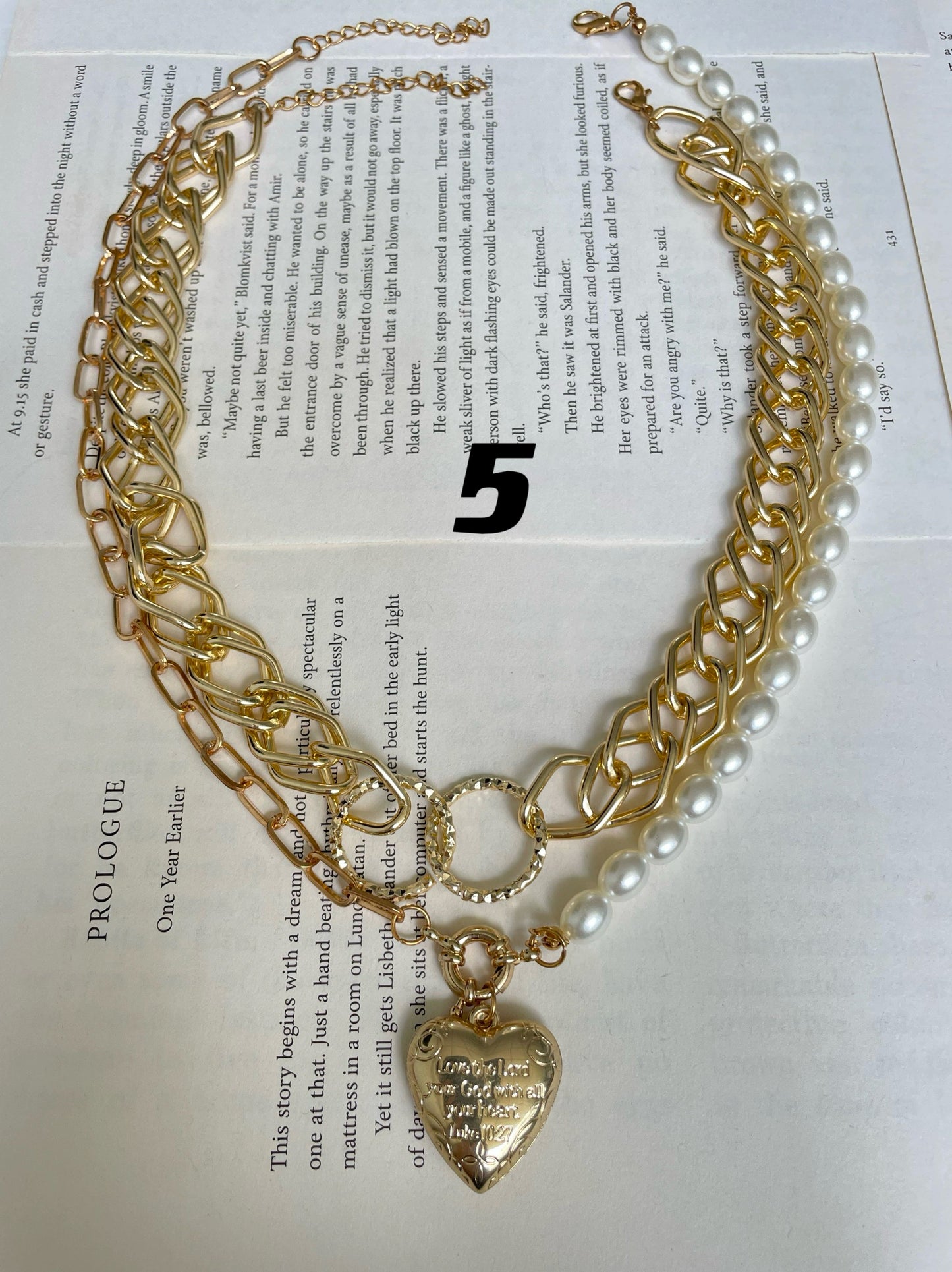 Vintage Statement ShiJia Pearl Layered Strand NecklaceNecklace Collection, One-of-a-Kind, Only One Piece for Each Style