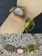 Vintage Punk 3 Watches Bracelet, Multi Watch Bracelet，Customizable Clock Bracelet.