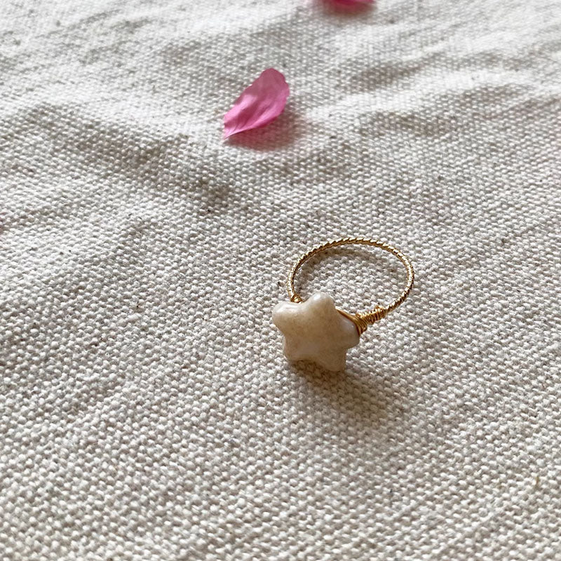 Star Shaped Purple Ring Jewelry Promise Engagement Wedding Rings Star Ring for Girl Off white Star Rings Trendy Ring for Teens Pretty Rings