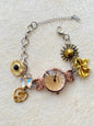 Vintage Gold Multi-Charm Watch Chain