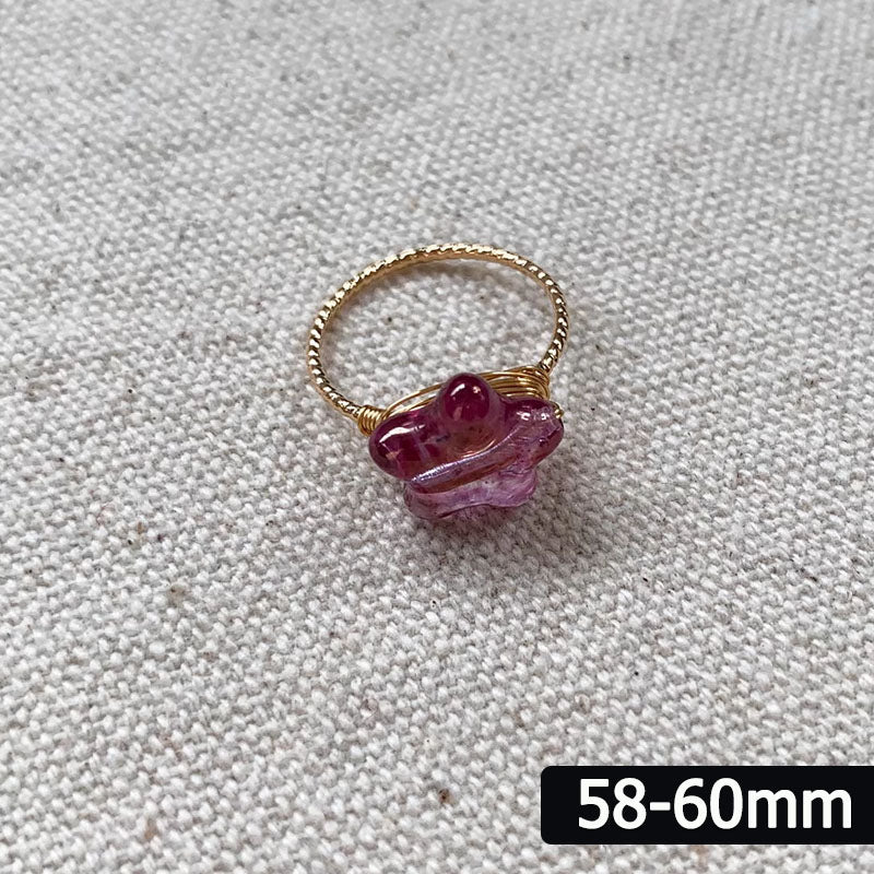 Star Shaped Purple Ring Jewelry Promise Engagement Wedding Rings Star Ring for Girl Off white Star Rings Trendy Ring for Teens Pretty Rings