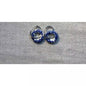 Antique 14K Gold Ceramic Flower Earrings - Vintage-Inspired Statement Jewelry, Fashion Accessory fo rDaily Wear, Unique Gift for Fashion Lovers