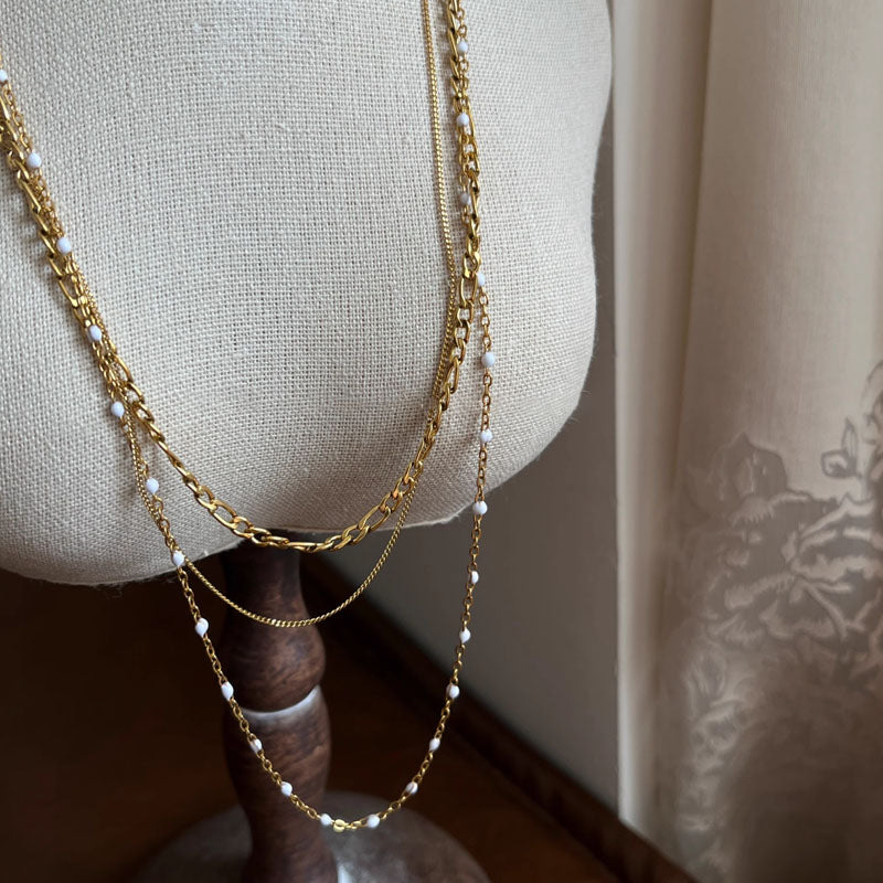 Layered Necklaces for Women conch pendant Choker Retro Necklace