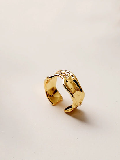 Exclusive Gold-Plated Original Design Ring Collection – Artisan Crafted Elegance
