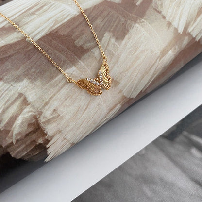 Butterfly Necklace for Women, Clavicle Chain with Stylish Design,Collarbone Necklace, Sweater chain