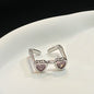 Couples' Eye Ring, Sunglasses Ring for men and women, Couples Ring, Adjustable Open Ring