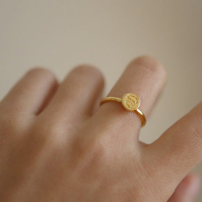 "The Little Prince" Rose Flower Ring, Adjustable Open Ring for Women, Versatile and Elegant