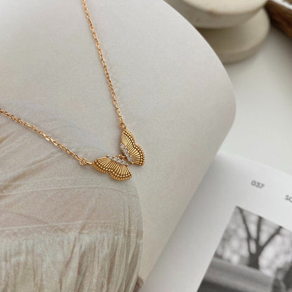 Butterfly Necklace for Women, Clavicle Chain with Stylish Design,Collarbone Necklace, Sweater chain