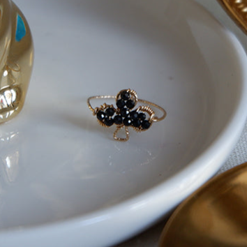 Vintage Poker Ring with Exquisite, Playful, and Unique Design