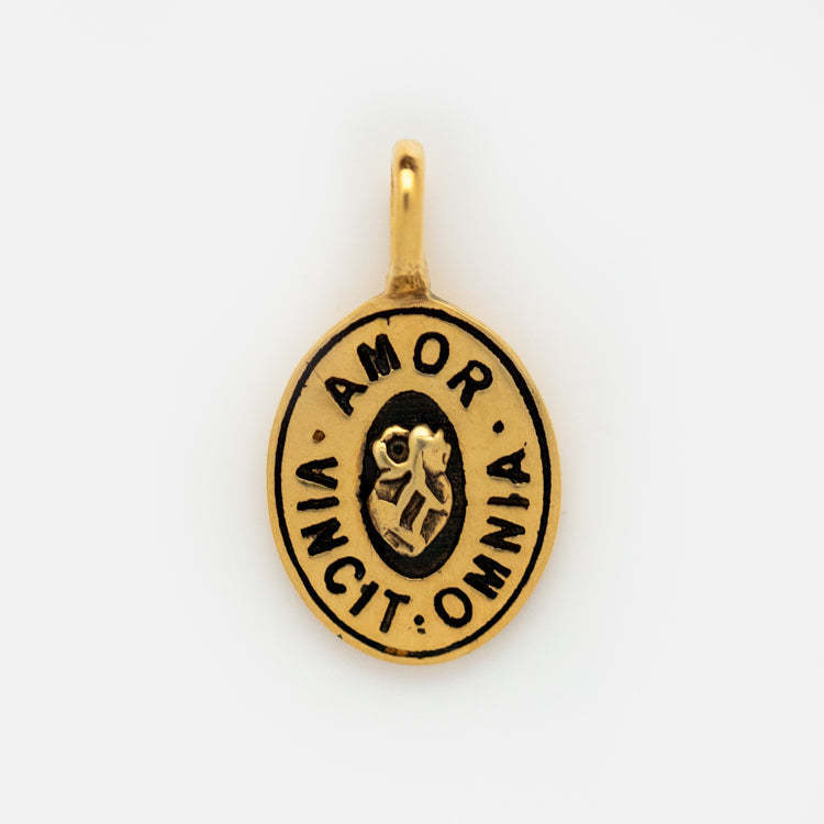 Gold-Toned Assorted Charm Pendant Necklace