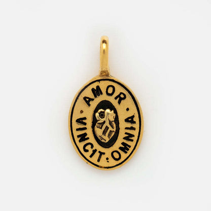 Gold-Toned Assorted Charm Pendant Necklace