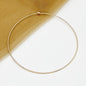 Copper Wire Open Bead Choker DIY Necklace