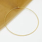 Copper Wire Open Bead Choker DIY Necklace