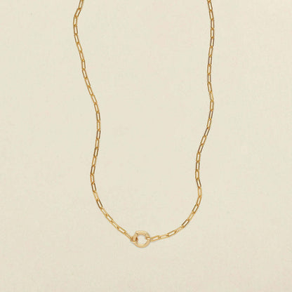 18K Gold Plated Number DIY Necklace