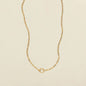 18K Gold Plated Number DIY Necklace