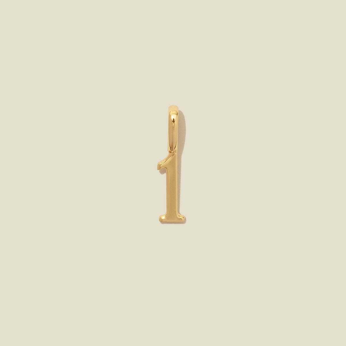 18K Gold Plated Number DIY Necklace