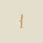 18K Gold Plated Number DIY Necklace