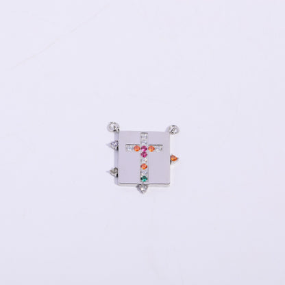 Colorful Zirconia Pendant DIY Jewelry Components
