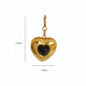 Detachable 14K Gold-Plated Adjustable Pendant with Heart Charm