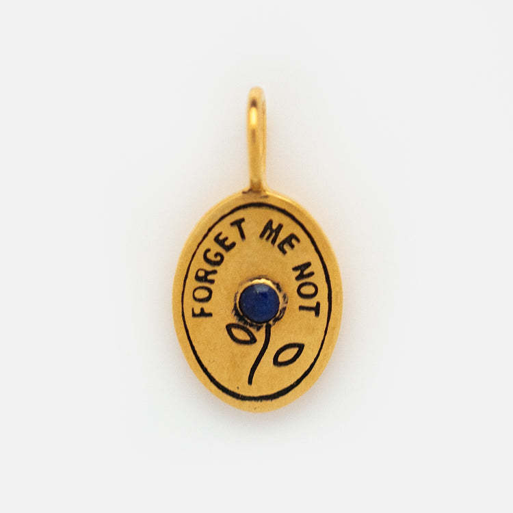 Gold-Toned Assorted Charm Pendant Necklace